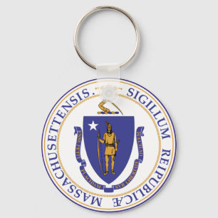 Porte-clés Porte - clé de joint d'état du Massachusetts