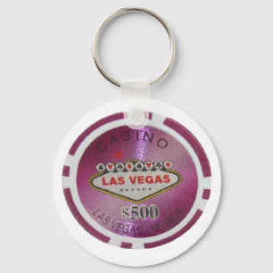 Porte-clés Porte - clé de joueur de poker de Las Vegas