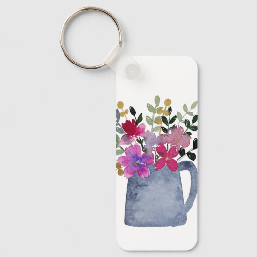 Porte-clés Porte - clé de jug floral (Recto)