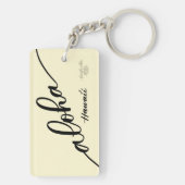 Porte-clés Porte - clé de ketmie Aloha (Dos)