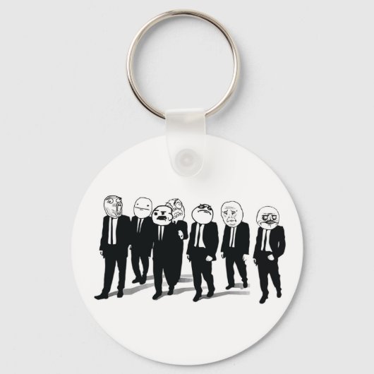 Porte-clés Porte - clé de la bande de colère (Recto)