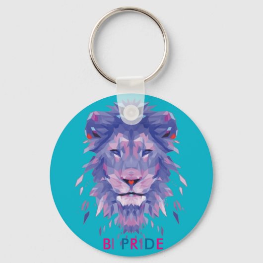Porte-clés Porte - clé de la Bisexuality Pride (Recto)
