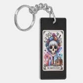 Porte-clés Porte - clé de la carte Tarot du coiffeur (Devant gauche)