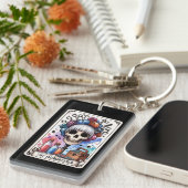 Porte-clés Porte - clé de la carte Tarot du coiffeur (Devant droit)