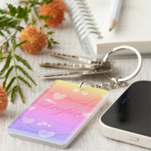 Porte-clés Porte - clé de la chaîne cardiaque tropique