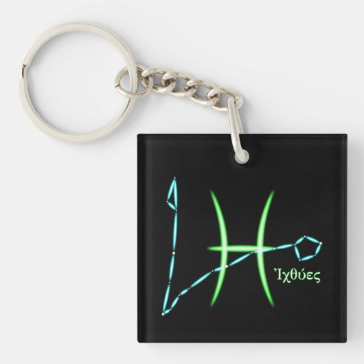 Porte-clés Porte - clé de la constellation de zodiac (Devant)