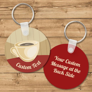 Porte-clés Porte - clé de la coupe du café