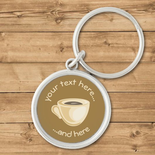 Porte-clés Porte - clé de la coupe du café