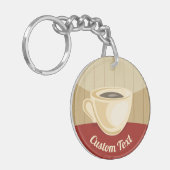 Porte-clés Porte - clé de la coupe du café (Devant gauche)