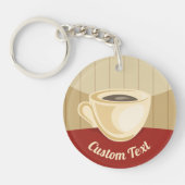 Porte-clés Porte - clé de la coupe du café (Devant)
