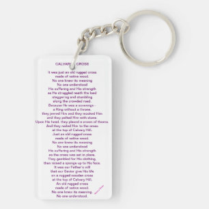 Porte-clés Porte - clé de la croix de calvaire