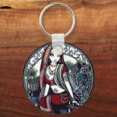 Porte-clés Porte - clé de la danse du ventre orientale Ayanna (Recto)