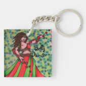 Porte-clés Porte - clé de la danseuse Ruby Belly (Dos)