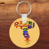 Porte-clés Porte - clé de la diversité de rotation (Recto)