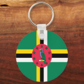 Porte-clés Porte - clé de la Dominique (Recto)