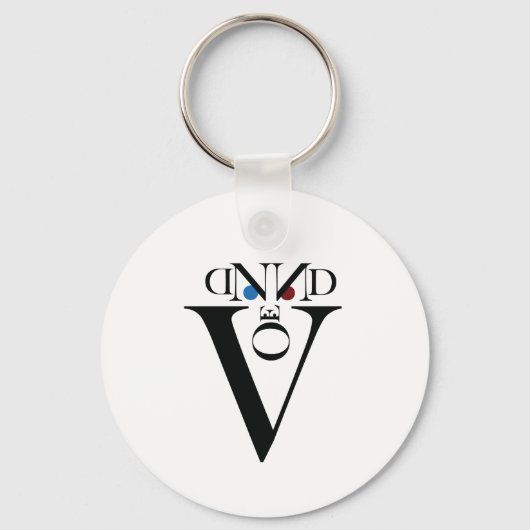 Porte-clés Porte - clé de la face lettre (Recto)