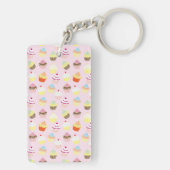 Porte-clés Porte - clé de la fête de Cupcake (Dos)