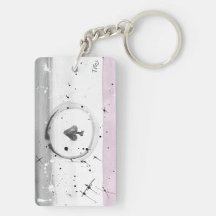 Porte-clés porte - clé de la fierté TROS Asexual (Ace)