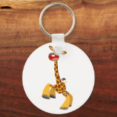 Porte-clés Porte - clé de la Giraffe Danseuse Cartoon (Recto)