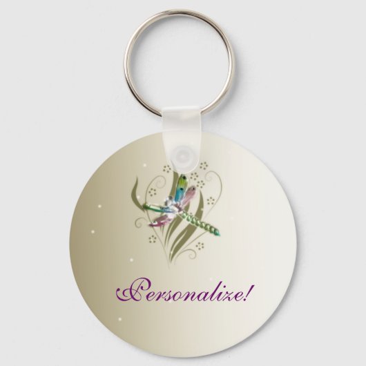 Porte-clés Porte - clé de la lueur de libellule (Recto)