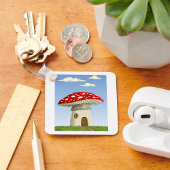 Porte-clés Porte - clé de la maison de champignons