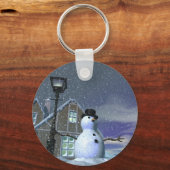 Porte-clés Porte - clé de la maison de Noël (Recto)