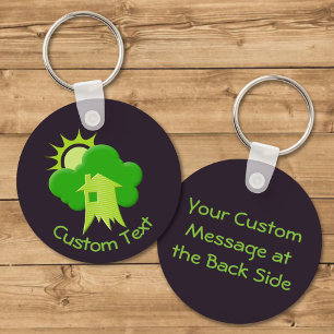 Porte-clés Porte - clé de la Maison verte