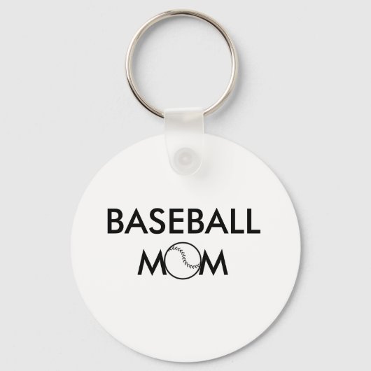 Porte-clés Porte - clé de la maman de baseball (Recto)