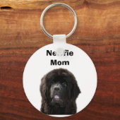 Porte-clés Porte - clé de la maman Newfie (Recto)