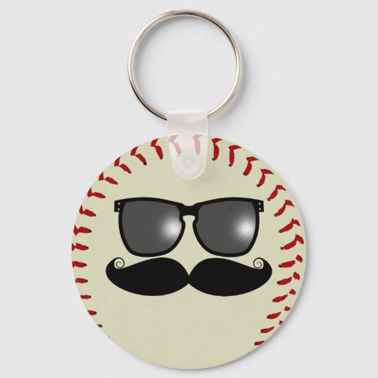 Porte-clés Porte - clé de la moustache de baseball (Recto)
