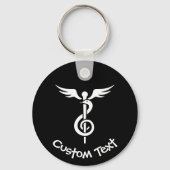 Porte-clés Porte - clé de la musicothérapie (Recto)