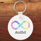 Porte-clés Porte - clé de la neurodiversité Audhd (ADD et aut (Recto)