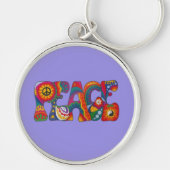 Porte-clés Porte - clé de la paix (Devant)