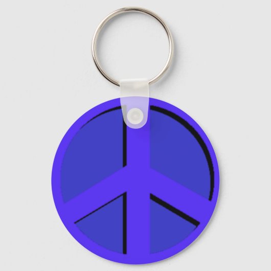 Porte-clés Porte - clé de la paix bleue (Recto)