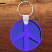 Porte-clés Porte - clé de la paix bleue (Recto)
