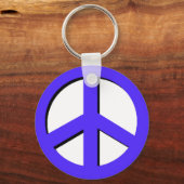Porte-clés Porte - clé de la paix bleue (Recto)