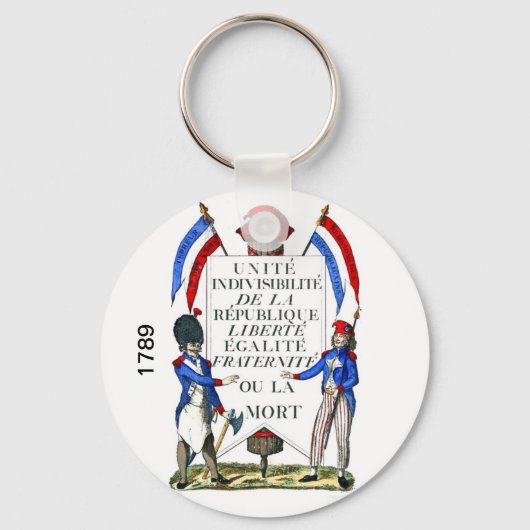 Porte-clés Porte - clé de la révolution française (Recto)
