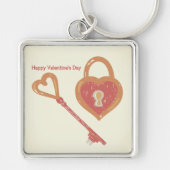Porte-clés Porte - clé de la Saint Valentin (Devant)