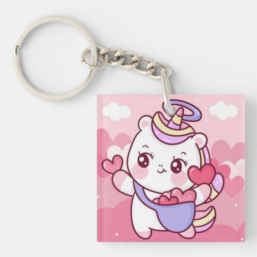 Porte-clés Porte - clé de la Saint Valentin (Devant)