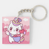 Porte-clés Porte - clé de la Saint Valentin (Dos)