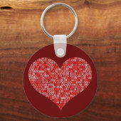 Porte-clés Porte - clé de la Saint Valentin (Recto)