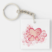 Porte-clés Porte - clé de la Saint Valentin (Devant)