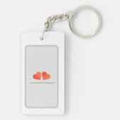 Porte-clés Porte - clé de la Saint Valentin (Dos)