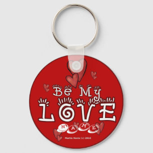 Porte-clés Porte - clé de la Saint-Valentin (1a) - Personnali