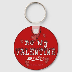 Porte-clés Porte - clé de la Saint-Valentin (2a) - Personnali
