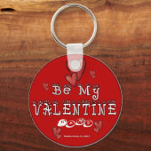 Porte-clés Porte - clé de la Saint-Valentin (2a) - Personnali (Recto)