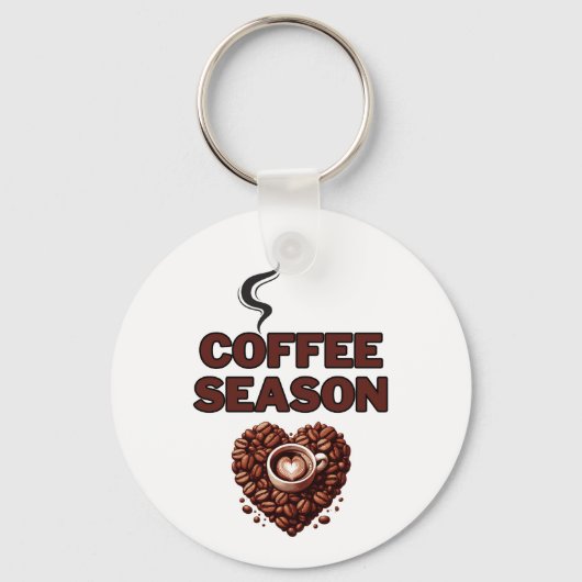 Porte-clés Porte - clé de la saison du café (Recto)