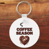 Porte-clés Porte - clé de la saison du café (Verso)