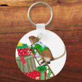 Porte-clés Porte - clé de la souris de Noël (Recto)