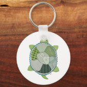 Porte-clés Porte - clé de la tortue de chaux (Recto)